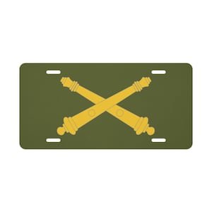 Artillery License Plate