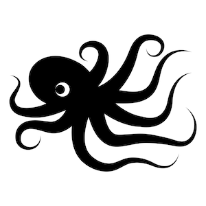 Octopus Digital Vector Cut Download svg png