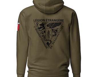 2 REP French Foreign Legion Deluxe Hoodie