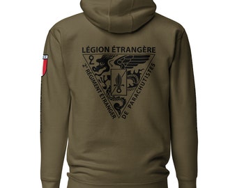 2 REP Deluxe Kapuzenpullover der französischen Fremdenlegion