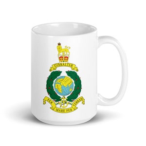 Royal Marines White Glossy Mug