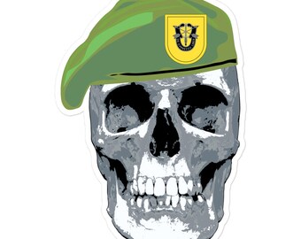 Special Forces Skull In A Beret Embroidered Sew-on Iron-on Velcro 225 - Foto 9