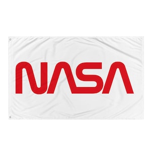 NASA Worm Logo Flag