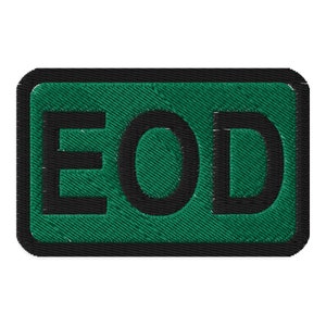 EOD Embroidered Patch