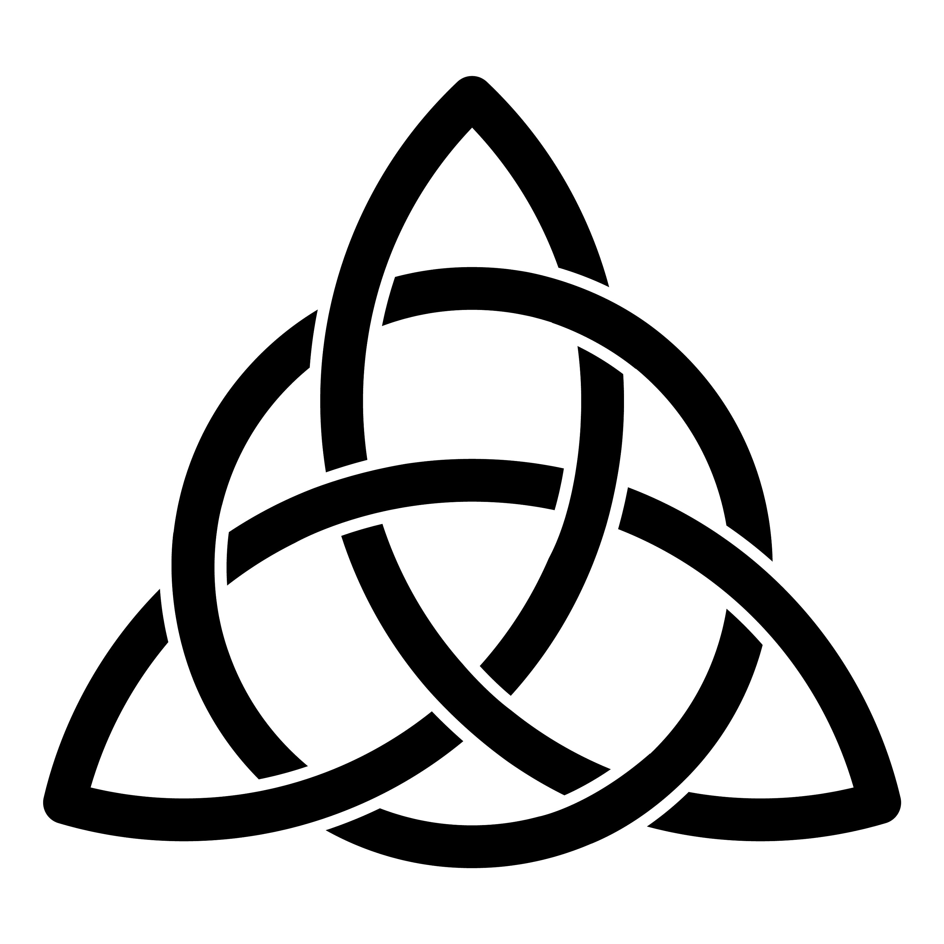 Triquetera Trinity Knot Vector Cut Download Svg Png Etsy