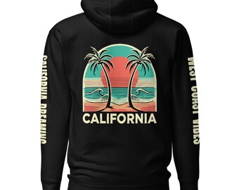 Sudadera con capucha California Palms: estilo de la costa oeste