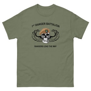 1st Ranger Battalion Classic Tee Rangers Lead The Way