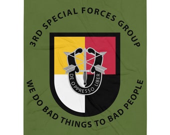 Special Forces Blanket | 3rd SFG 60" X 80"