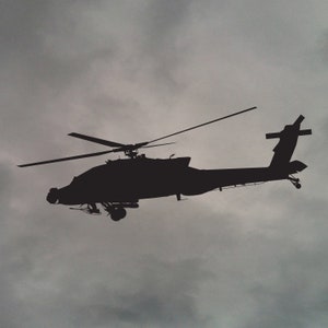 AH-64  Apache Helicopter Gunship Digital Vector Download eps png jpg