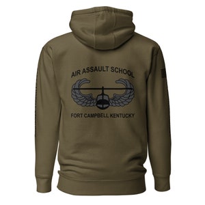 Fort Campbell Air Assault School Premium Hoodie