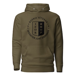 Bosnia Veteran Hoodie