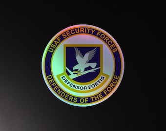 USAF Security Forces Holographic Stickers