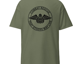 Camiseta clásica de rescate de combate para hombre
