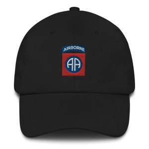 82nd Airborne Embroidered Hat