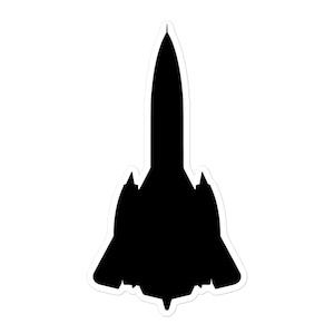 SR71 Silhouette Stickers
