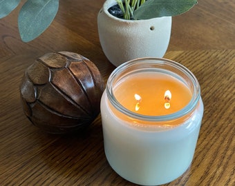 Unscented Candle - Handmade 16oz SOFUSI® Candle with Double Wick