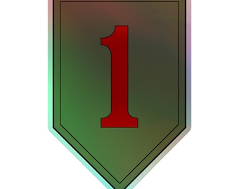 1st Infantry Division Sticker - Decal - American Made - UV Protected ...