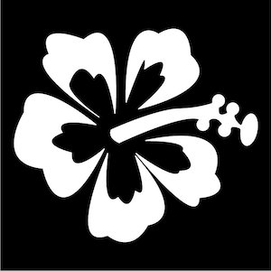 Hibiskus Digital Vector Cut Download svg png dxf