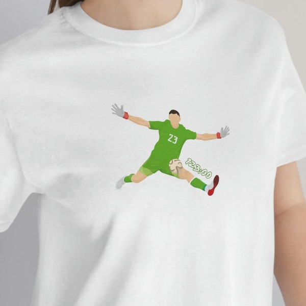 Last save T- Shirt - Dibu Martinez Qatar 2022  - Unisex Jersey Short Sleeve Tee