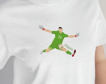 Last save T- Shirt - Dibu Martinez Qatar 2022  - Unisex Jersey Short Sleeve Tee