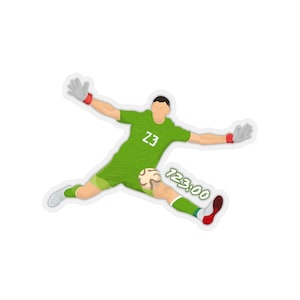 Dibu Martinez Kiss-Cut Stickers Soccer Stickers, Dibu Stickers Argentina Stickers Custom Stickers Laptop Stickers Water Bottle Stickers