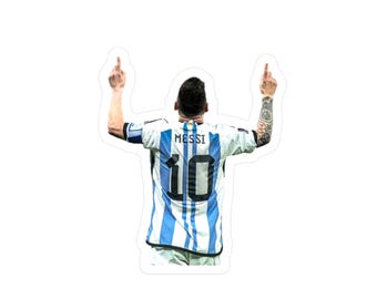 Messi Vinyl Decal Sticker, Water Resistant, Laptop, Car, Wall Art