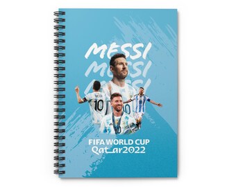 Cuaderno espiral Messi Champion - Línea rayada
