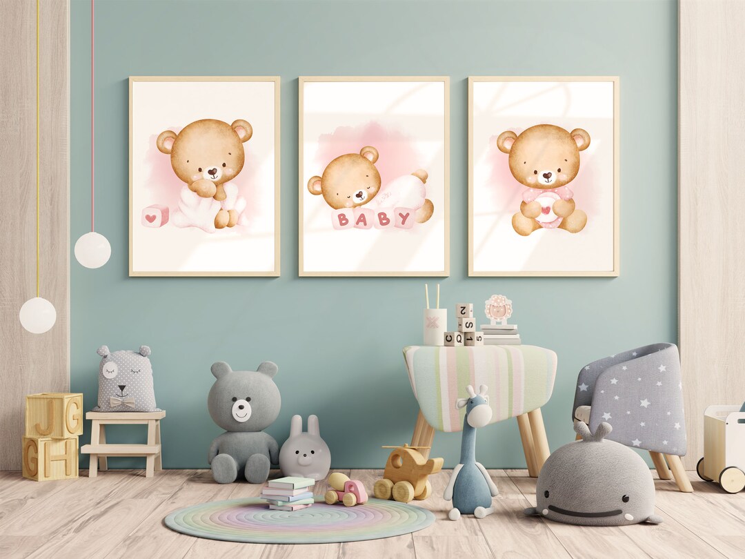 Baby Animal Prints Set, Nursery Wall Art (digital Download) - Etsy