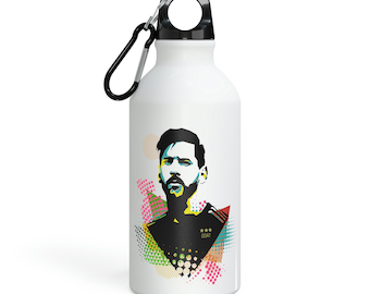 Messi GOAT - Oregon Sport Bottle - 13.5oz (400ml) - Twist-on lid - aluminium