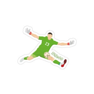 Dibu Martinez Transparent Outdoor Stickers, Die-Cut, 1pcs, Soccer Stickers, Dibu Stickers Argentina Stickers Custom Stickers Laptop Stickers