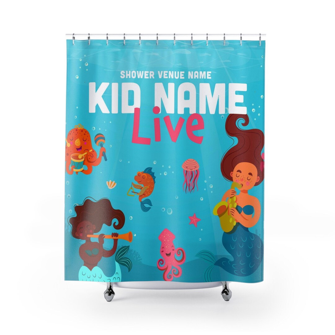 Fully Customizable Shower Curtains Shower Singers Bath Curtain Etsy