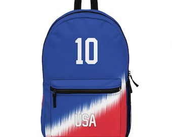 USA Fußball-Rucksack - Kultig Rot, Weiß und Blau