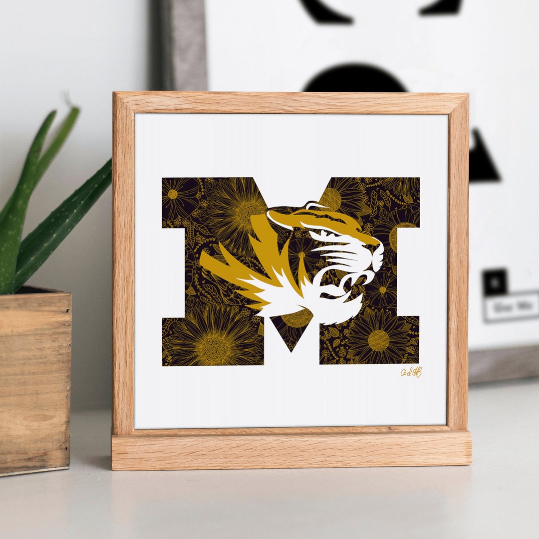 Mizzou Art Graduation Gift University of Missouri Tiger Etsy