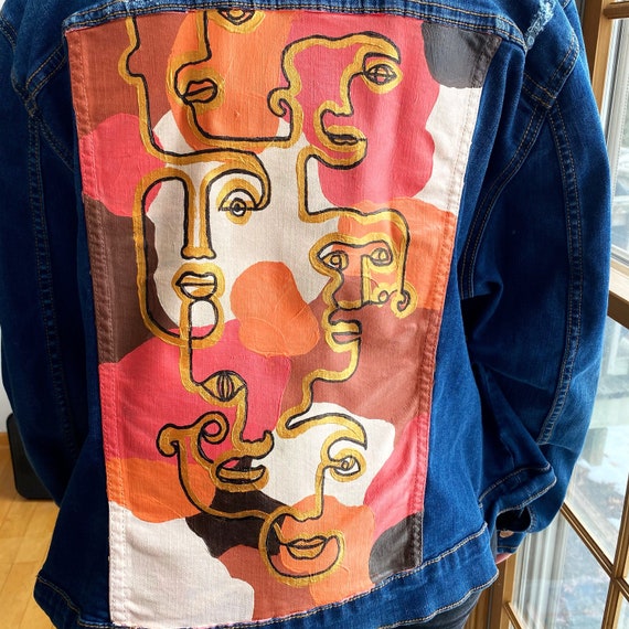 A line denim jacket discount