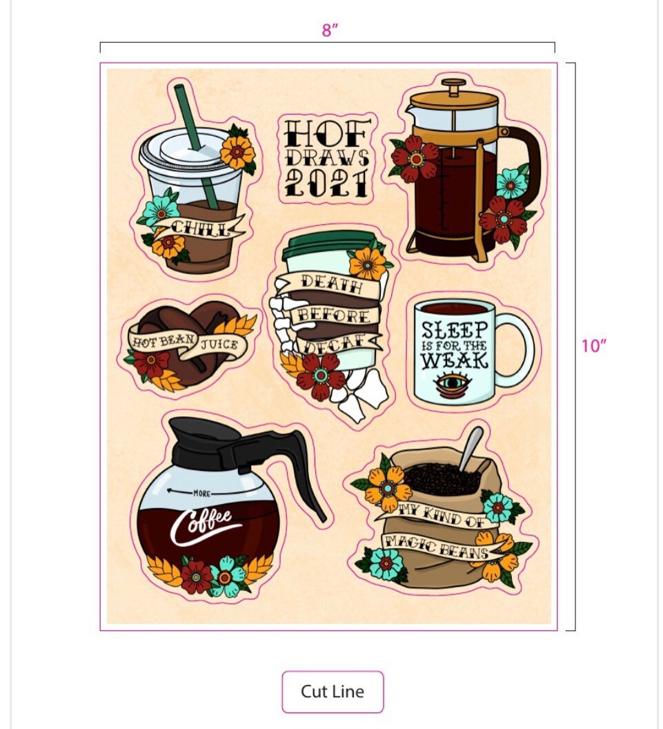 Pride Sticker Sheet – Modern Standard Coffee