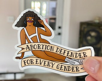 Bob's Burgers Pro Abortion Rights Sticker | Marshmallow Abortion Defender | Midwest Access Coalition | Pro Choice Roe | Laptop Decal Sticker