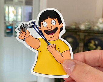 Bob's Burgers Pro Abortion Rights Sticker | Gene Speculum Slingshot | Midwest Access Coalition | Pro Choice Roe| Laptop Decal Sticker