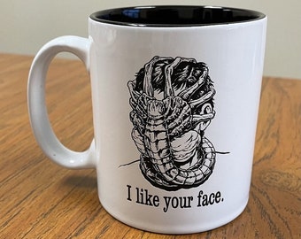 Alien Facehugger 11oz Coffee Mug - I like your face