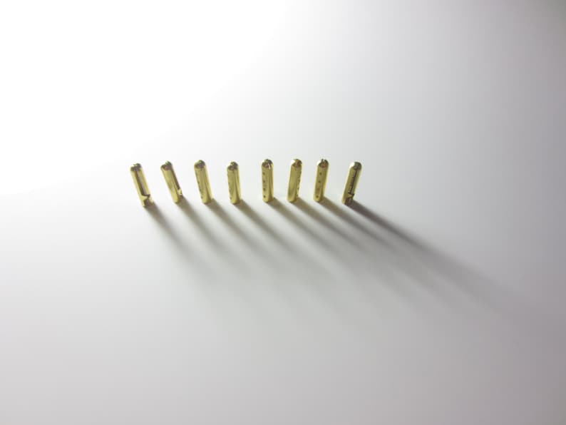 Large Gold Metal Shoelace / Drawstring Tips aglets Etsy