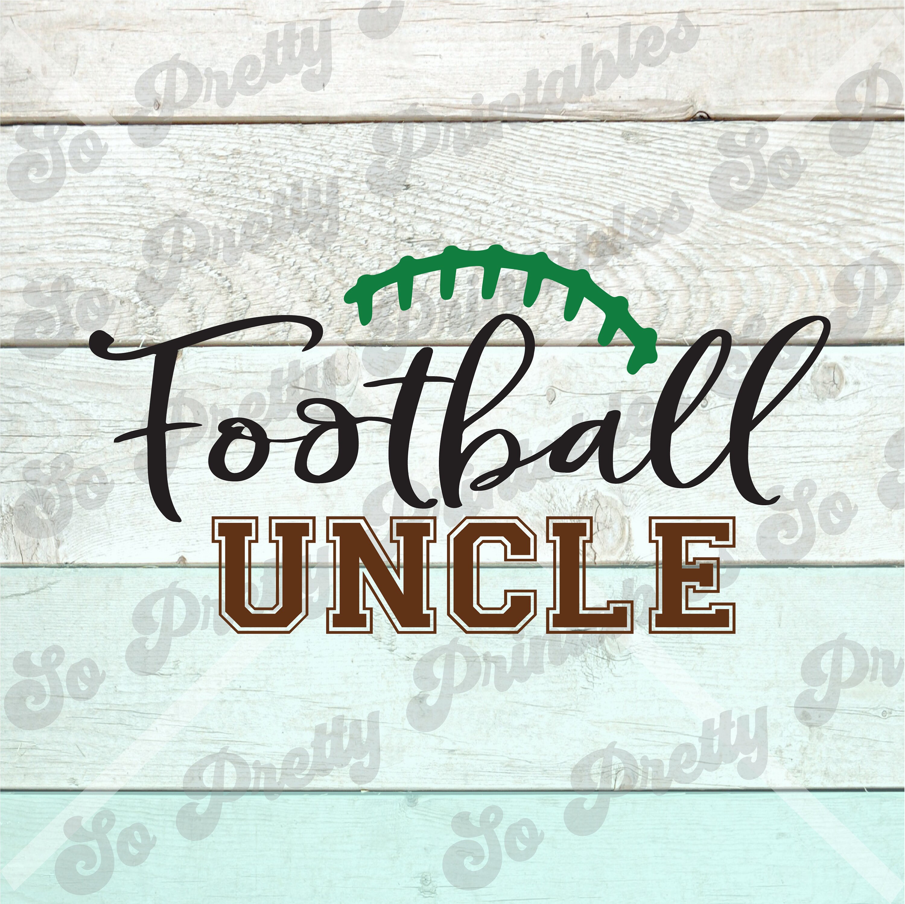 Football Uncle SVG Football Family Shirts Svg Shirt SVG Etsy
