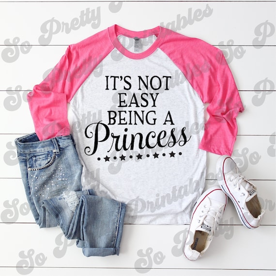 Download It S Not Easy Being A Princess Svg Cute Disney Svg Etsy