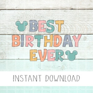 Best Birthday Ever SVG PNG