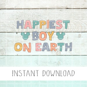 Happiest Boy On Earth SVG PNG