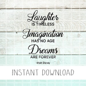 La risata è senza tempo Svg, Quote Wall Decal Svg, Wall Print Digital, SVG Vector File, Vinyl Cutting File, Shirt Design SVG, Decal SVG