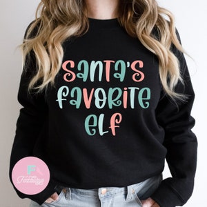Santa&#39;s Favorite Elf Svg, Vintage Christmas Svg, Holiday Svg, Christmas Svg, Family Christmas Svg, Retro Christmas Svg, PNG, Elf Svg, Santa