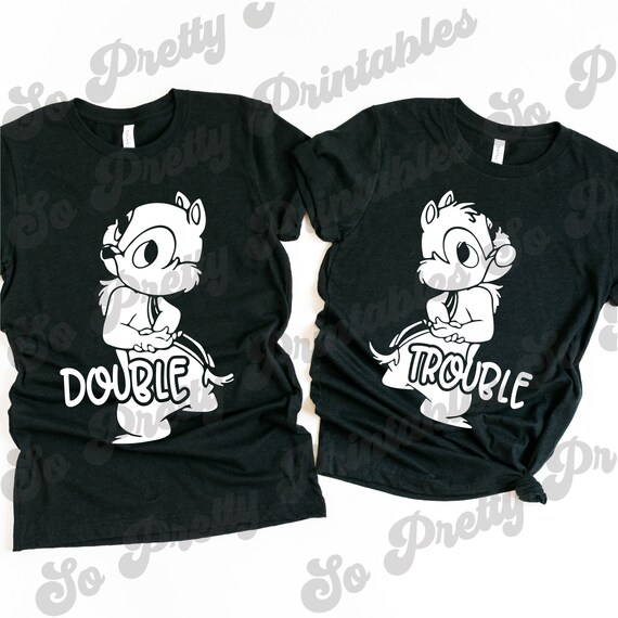 chip and dale double trouble shirt