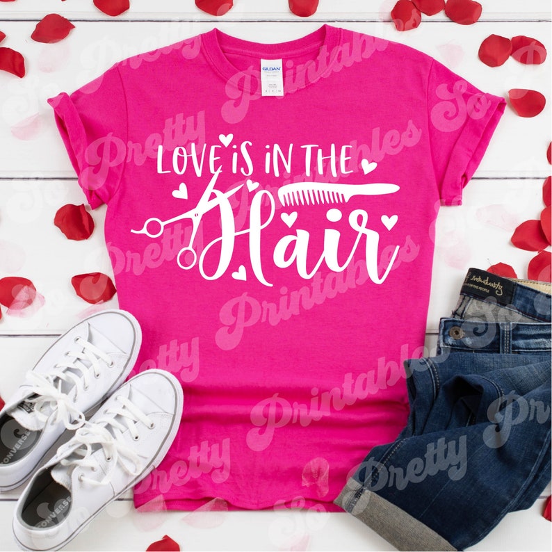 Download Hairdresser Valentines Day Svg Salon Svg Love Is In The ...