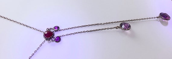 Délicate antique solid silver natural pigeon bloo… - image 5