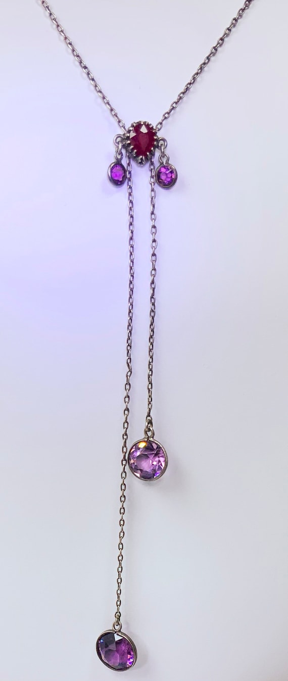 Délicate antique solid silver natural pigeon bloo… - image 9