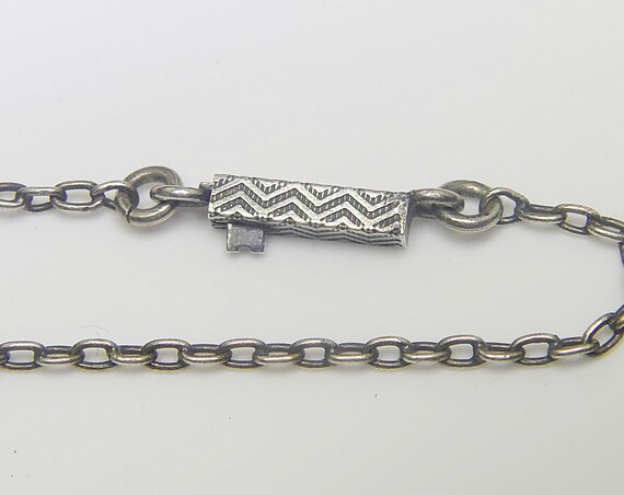 Délicate antique solid silver natural pigeon bloo… - image 3